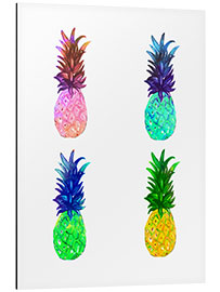 Aluminium print Pineapple