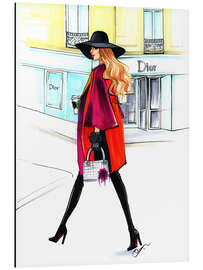 Magnettafel Paris Shopping