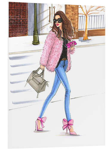 Foam board print Pink fashionistas