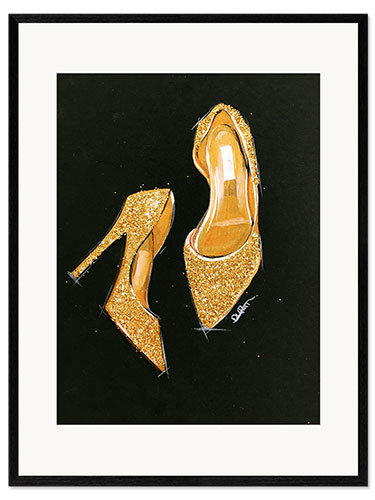 Stampa artistica con cornice Jimmy's Glitters