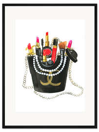 Gerahmter Kunstdruck Beauty Make Up