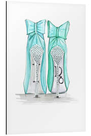 Aluminium print Tiffany's Shoes