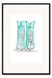 Gerahmter Kunstdruck Tiffany's Shoes