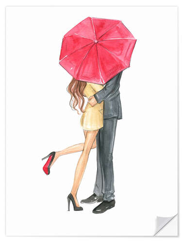 Wandsticker Love is in the air