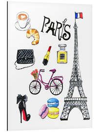 Magnettafel Reise nach Paris