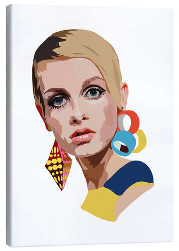 Leinwandbild Twiggy