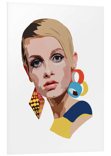 Foam board print Twiggy