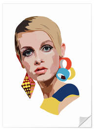 Wandsticker Twiggy