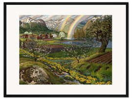 Gerahmter Kunstdruck Frühlingstag