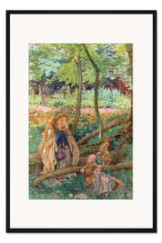 Gerahmter Kunstdruck Die Einleitung