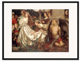 Gerahmter Kunstdruck Der ausgeladene Gast