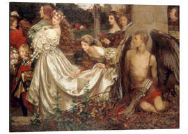 Magnettafel Der ausgeladene Gast