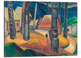 Magnettafel Kispiox Dorf