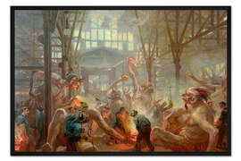 Gerahmter Kunstdruck Die Kruppschen Teufel