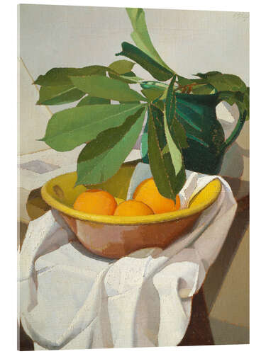 Acrylic print Still life with oranges