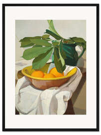 Gerahmter Kunstdruck Stillleben mit Orangen