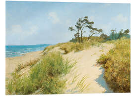 Acrylic print  Beach with dunes - Hermann Seeger