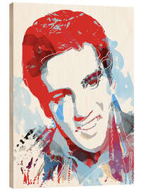 Holzbild Elvis Presley