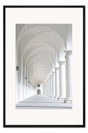 Gerahmter Kunstdruck Stallhof Dresden Säulengang