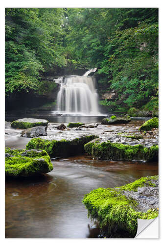 Selvklebende plakat Westburton Waterfall