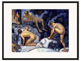 Ingelijste kunstdruk The source
