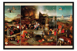 Gerahmter Kunstdruck Die Versuchung des Heiligen Antonius