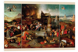 Foam board print The Temptation of Saint Anthony