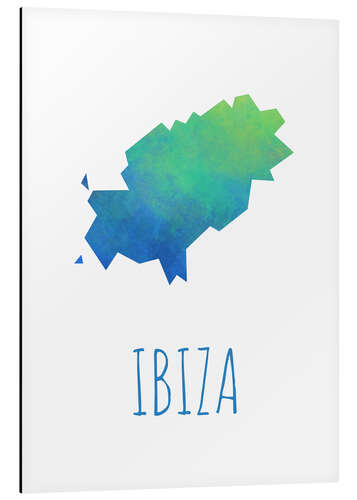 Aluminium print Ibiza