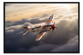 Gerahmter Kunstdruck Hun Hunter