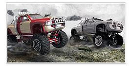 Poster  Course de monster truck - Kalle60