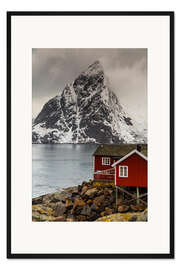 Gerahmter Kunstdruck Lofoten Oldstind