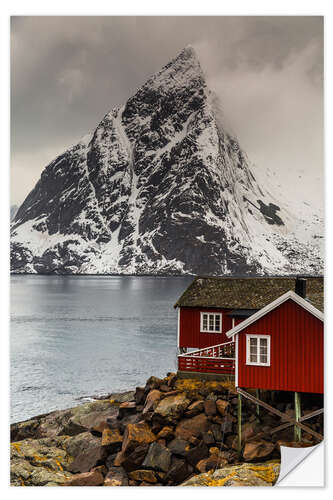 Naklejka na ścianę Lofoten Oldstind