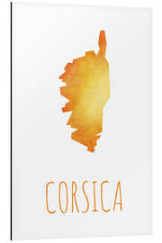 Aluminium print Corsica