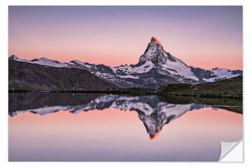 Vinilo para la pared Sunrise, Matterhorn - Zermatt, Switzerland