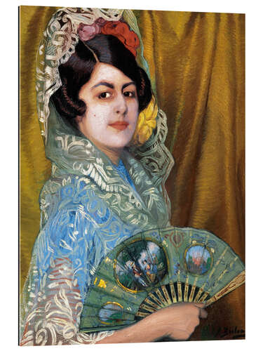 Gallery print Lady With a Fan