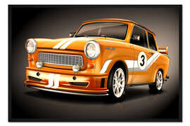 Gerahmter Kunstdruck Trabant 601 GT Racing
