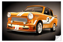 Sticker mural Trabant 601 GT Racing