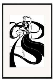 Gerahmter Kunstdruck Orientalische Tänzerin