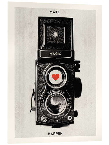 Acrylic print Vintage retro camera