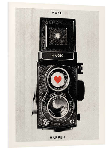 Bilde på skumplate Vintage camera - Make Magic Happen