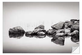 Vinilo para la pared Stones in water