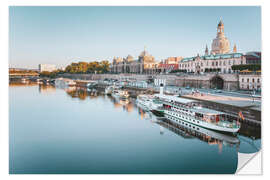 Wall sticker Dresden old town sunrise