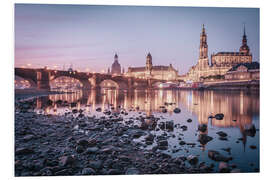 Tableau en PVC Dresden old town sunrise