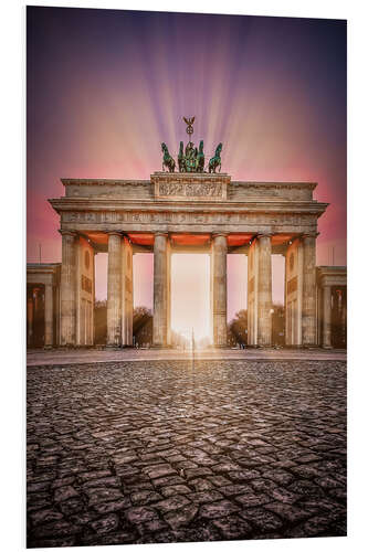 Foam board print Brandenburger Gate Berlin