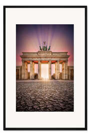 Gerahmter Kunstdruck Brandenburger Tor Berlin