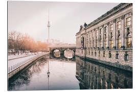 Tableau en plexi-alu Bode Museum Berlin in winter