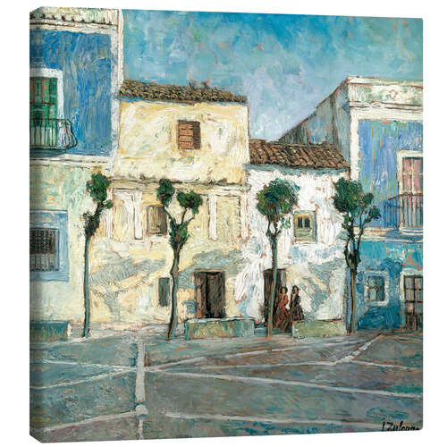 Canvas print Houses in the sun