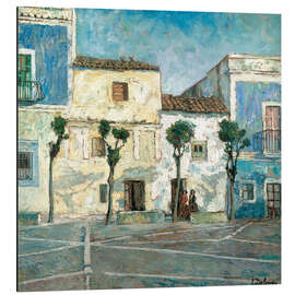 Magnettafel Häuser in der Sonne