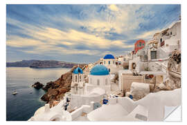 Naklejka na ścianę View of Oia, Santorini