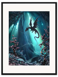 Gerahmter Kunstdruck Die Drachenhöhlen von La Stilla